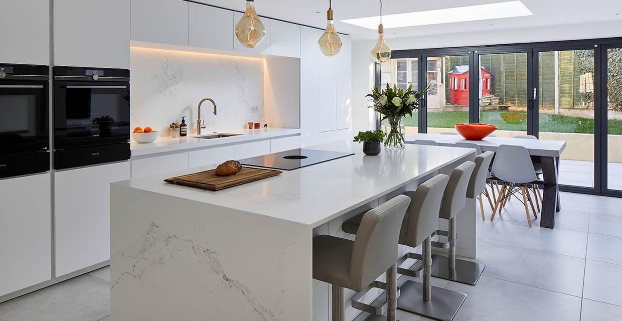Quartz kitchen worktop inspiration
